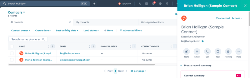 preview pane