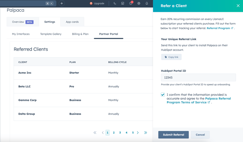 sidebar partner portal