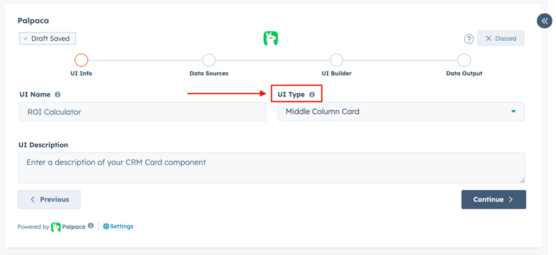 UI info - type