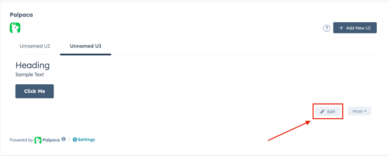 edit - button