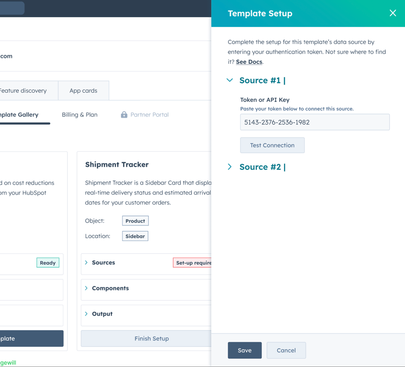 setup - sidebar