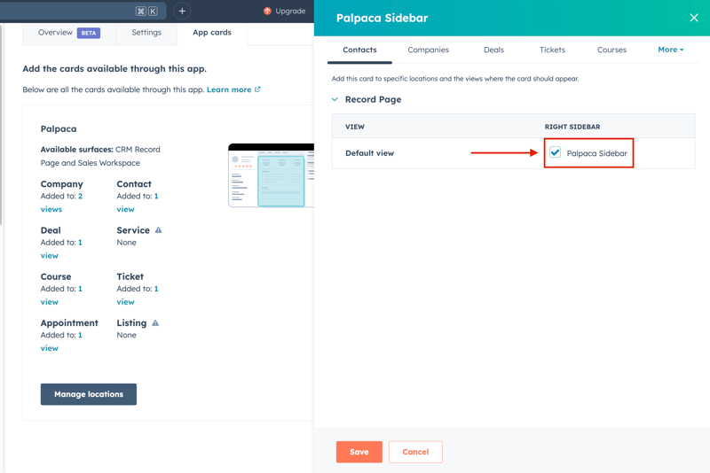 sidebar - checkbox