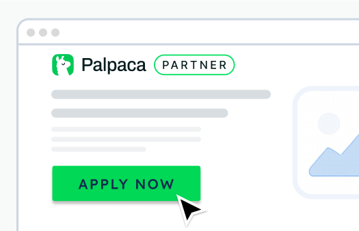apply and get approved to palpaca partner program