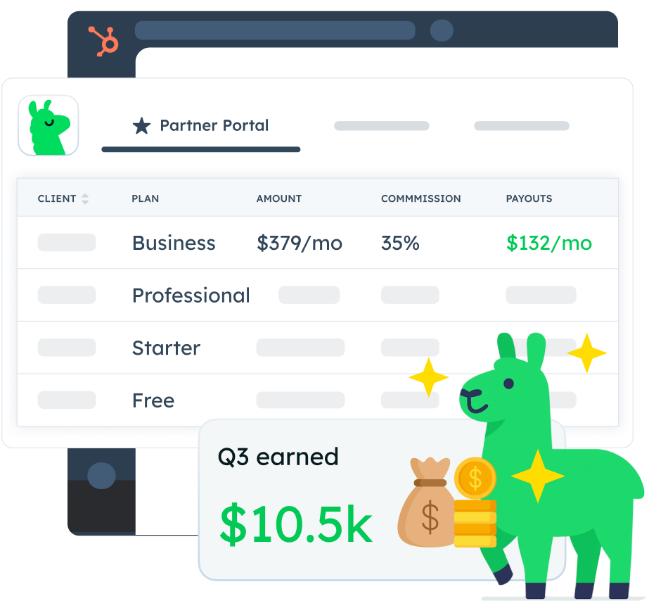 palpaca partner portal q3 commission plans